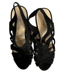 Dexflex comfort Size 11 Women Sandal 3.5" heel Black